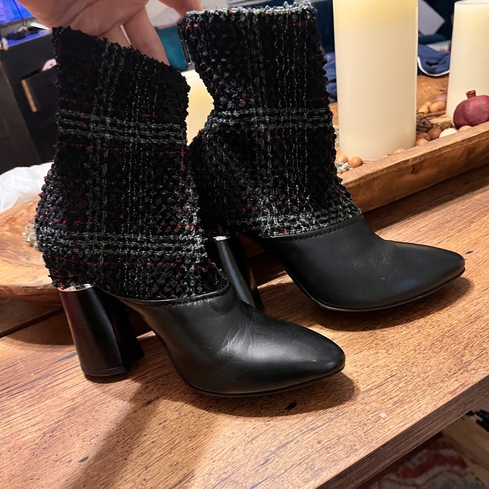 3.1 Phillip Lim Kyoto Leather Tweed Bootie size 39